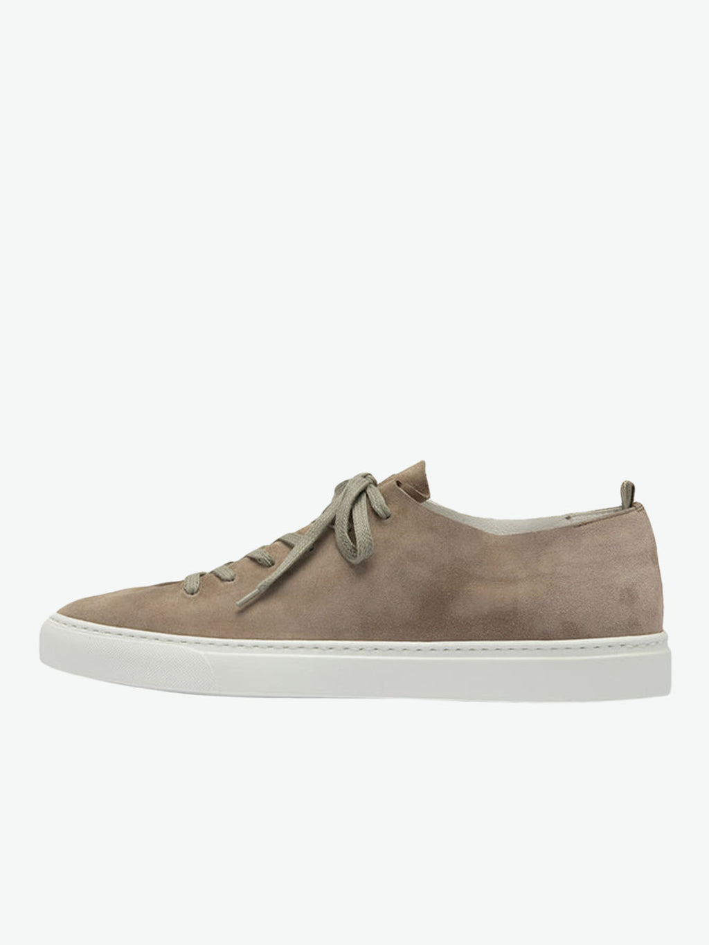Officine Creative Leggera 001 Taupe Suede Low Top Sneakers