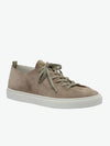 Officine Creative Leggera 001 Taupe Suede Low Top Sneakers