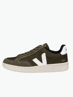 Veja V-12 Vegan B-Mesh Olive White Sneakers