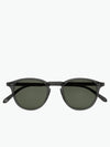 Garrett Leight Hampton Sun Black Glass Acetate Sunglasses