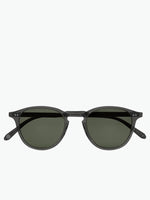 Garrett Leight Hampton Sun Black Glass Acetate Sunglasses