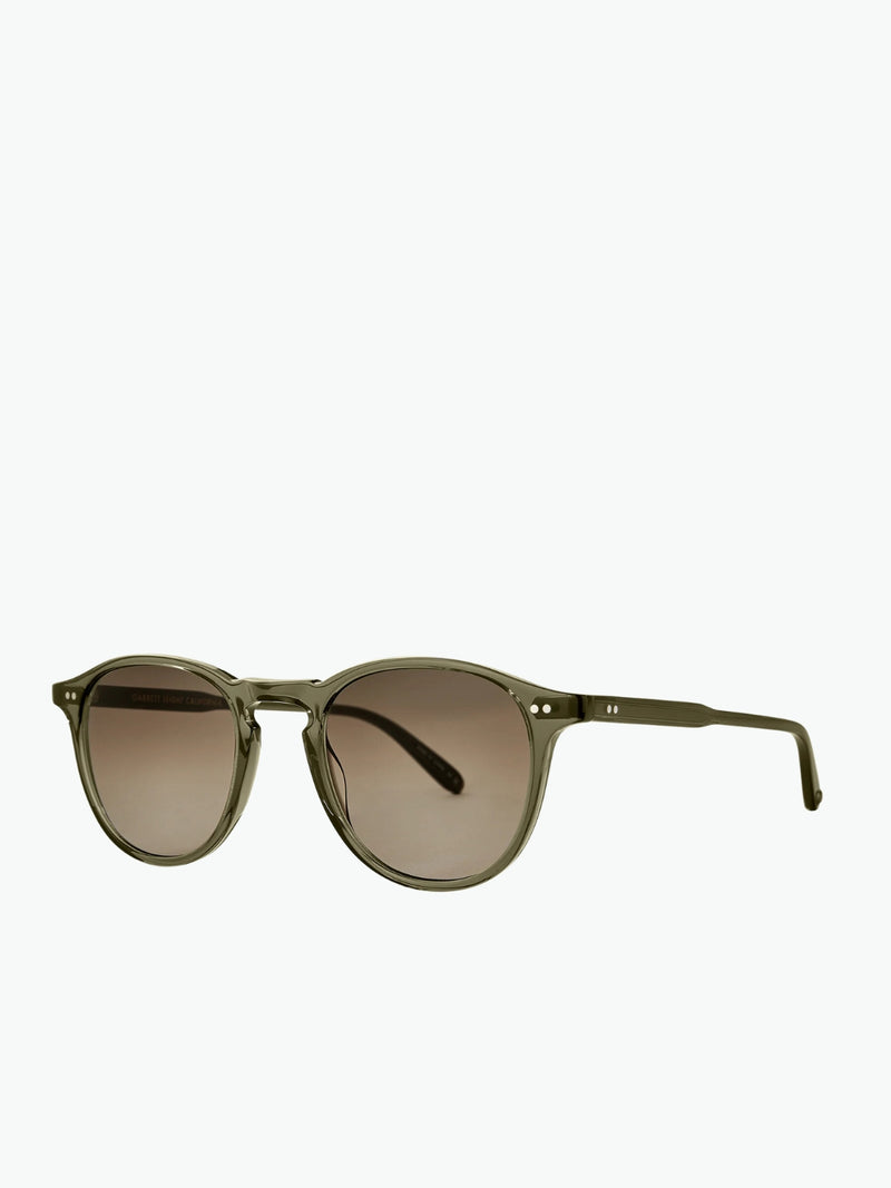 Garrett Leight Hampton Sun Bio Deep Olive