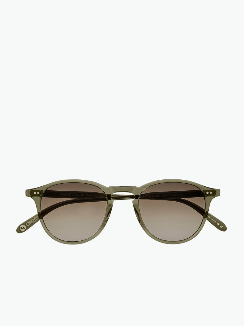 Garrett Leight Hampton Sun Bio Deep Olive