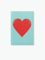 Smythson Chelsea Charm Heart Notebook in Panama