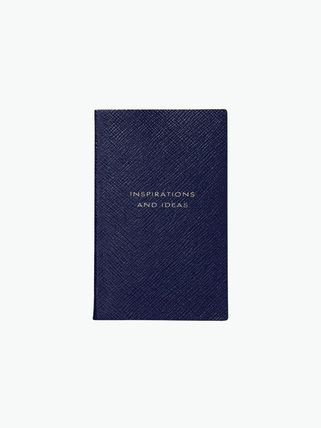 Smythson Inspirations And Ideas Panama Notebook Navy