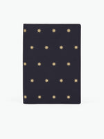 Smythson Passport Cover Stars Navy