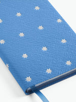 Smythson Inspirations and Ideas Stars Notebook Nile Blue