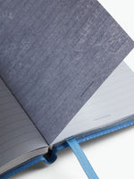 Smythson Inspirations and Ideas Stars Notebook Nile Blue