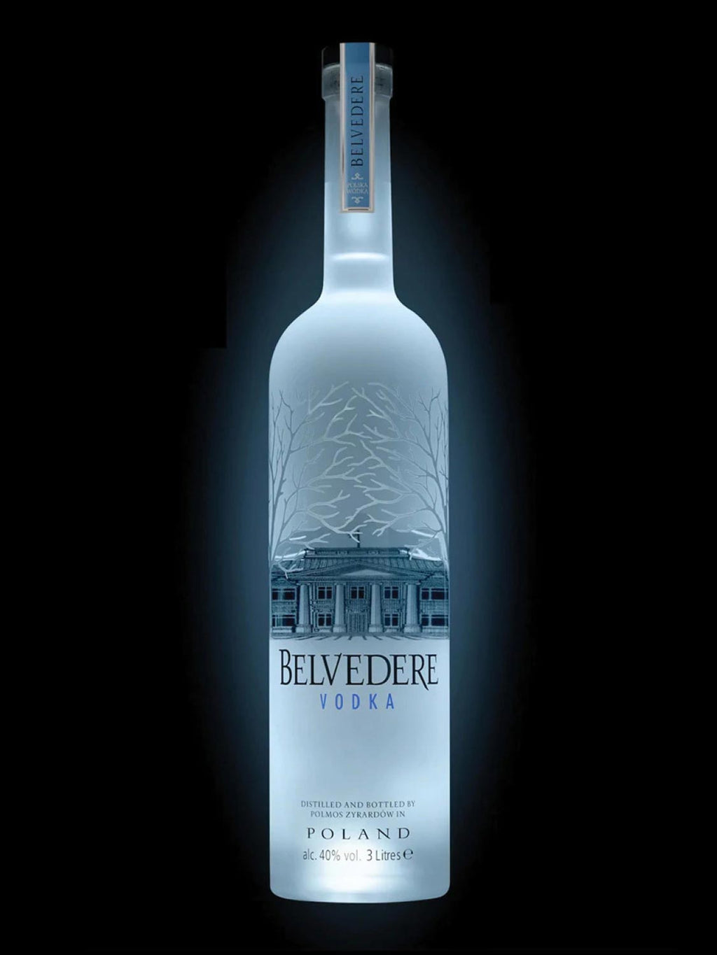 Jeroboam Belvedere 3 Litre Vodka LED Light-up Luminous Luxury 